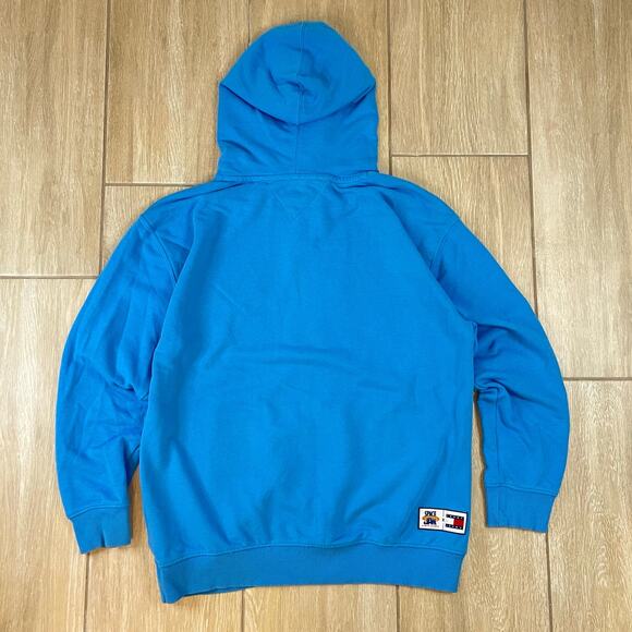 Tommy Jeans x Space Jam Hoodie XL Felix the Cat Blue Pullover Sweatshirt - Picture 2 of 9